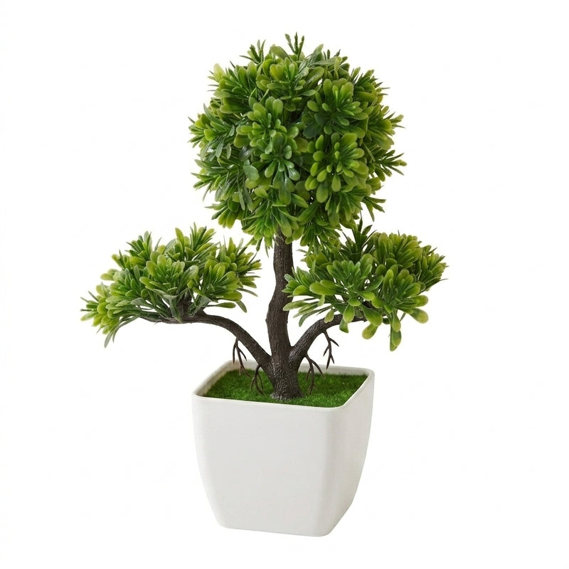 Faux Bushy Bonsai Plant - 20 cms media 4