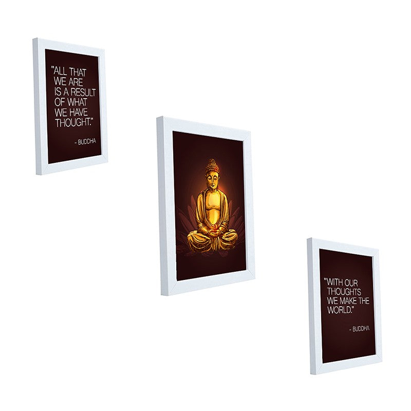 Buddha Tranquil Wall Art - Set Of Three media 3