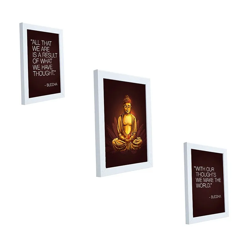 Buddha Tranquil Wall Art - Set Of Three media 3