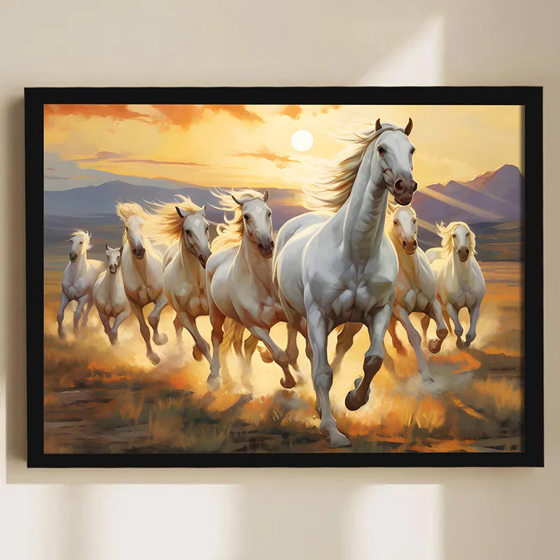Galloping Grace Wall Art With Frame media 2