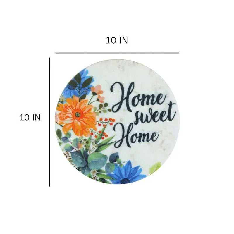 Home Sweet Home Printed Marble Wall Accent media 5