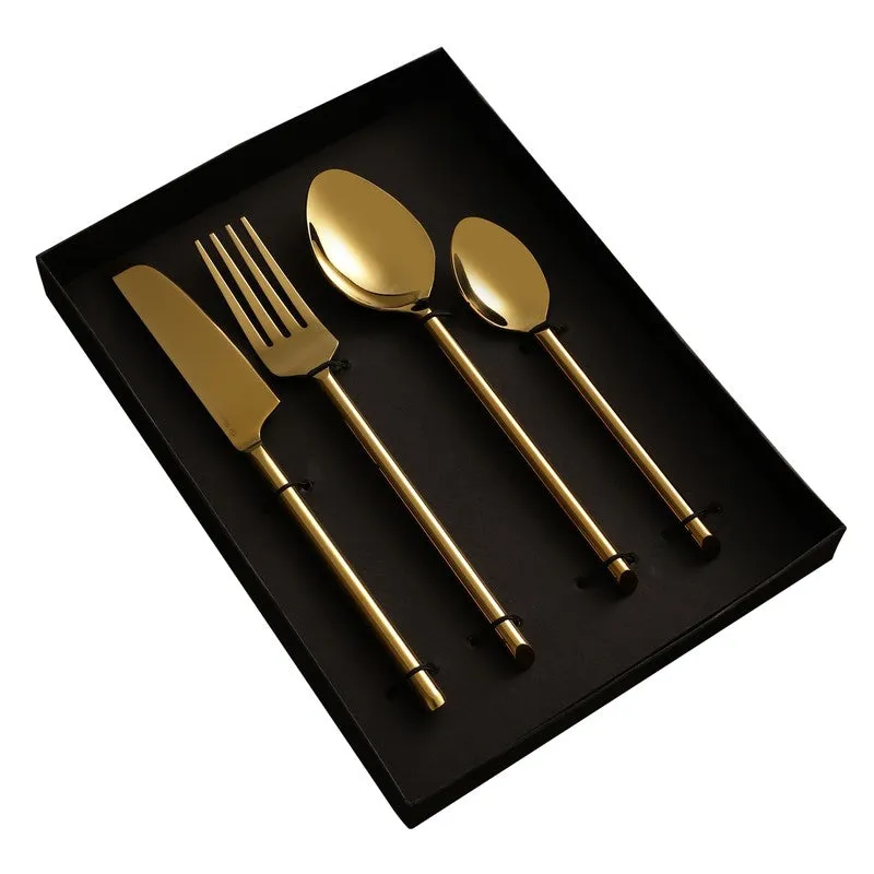 Sleek Cut Cutlery Set - Four Piece Set media 8