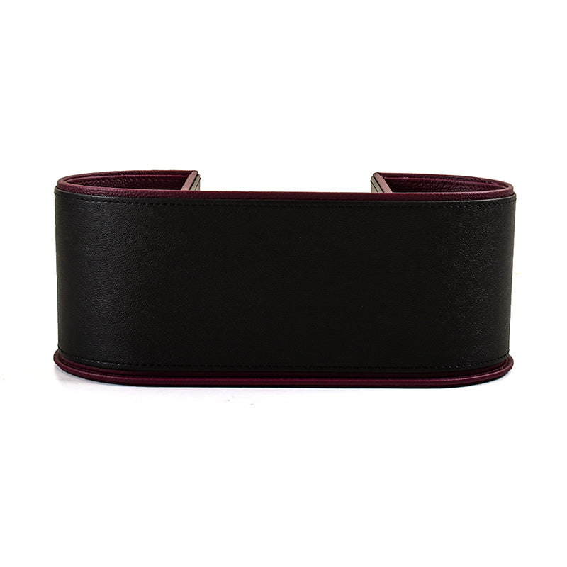 Tisca Curve Faux Leather Desk Organizer - Black media 8