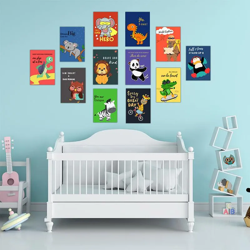 Whimsy Forest Wall Poster  - Set Of Twelve media 1
