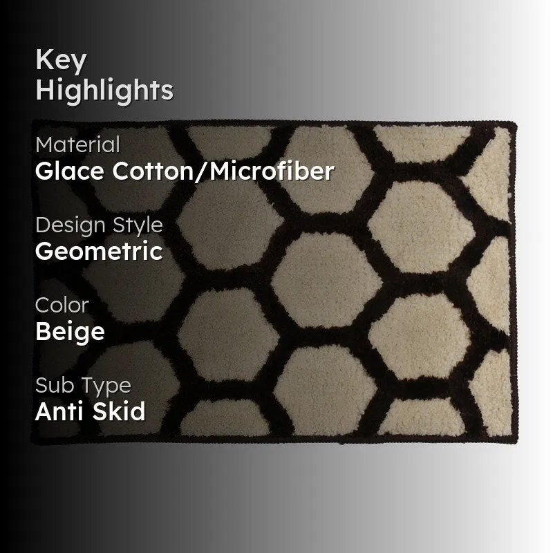 Trevona Cotton Bath Mat - Cream media 2