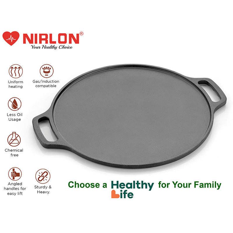 Nirlon Cast Iron Dosa Tawa - 30 cm media 5