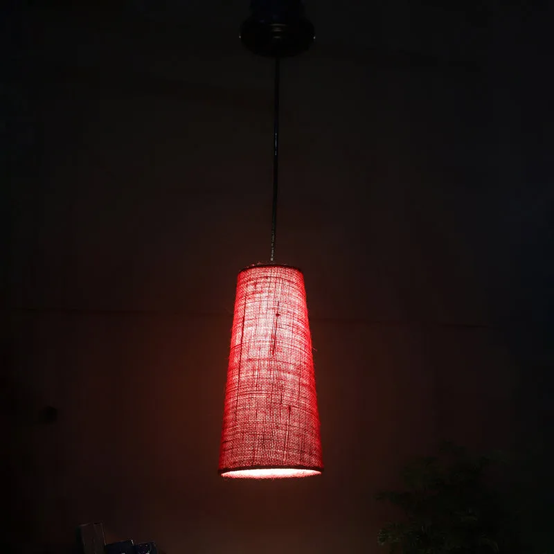 Ambient Aura Fabric Ceiling Lamp - Red media 3