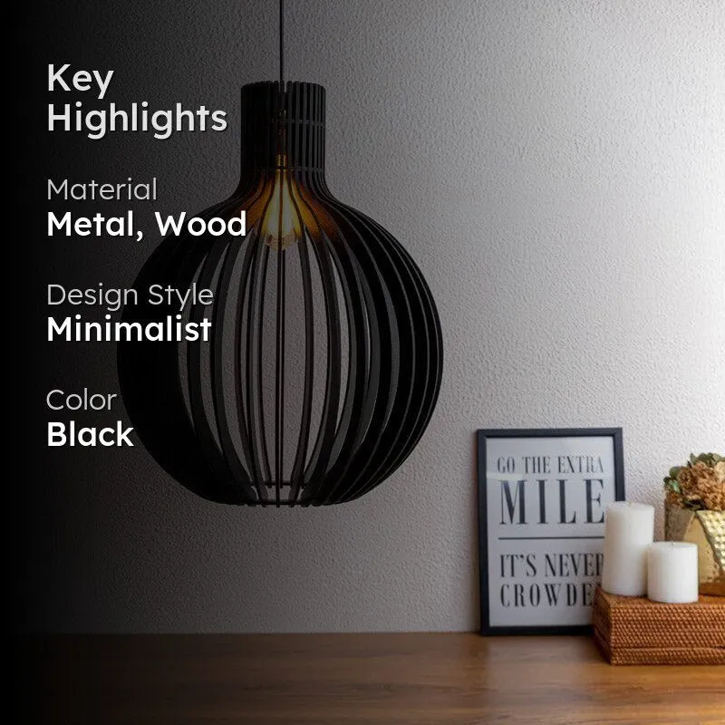 Gale Wooden Ceiling Lamp media 2