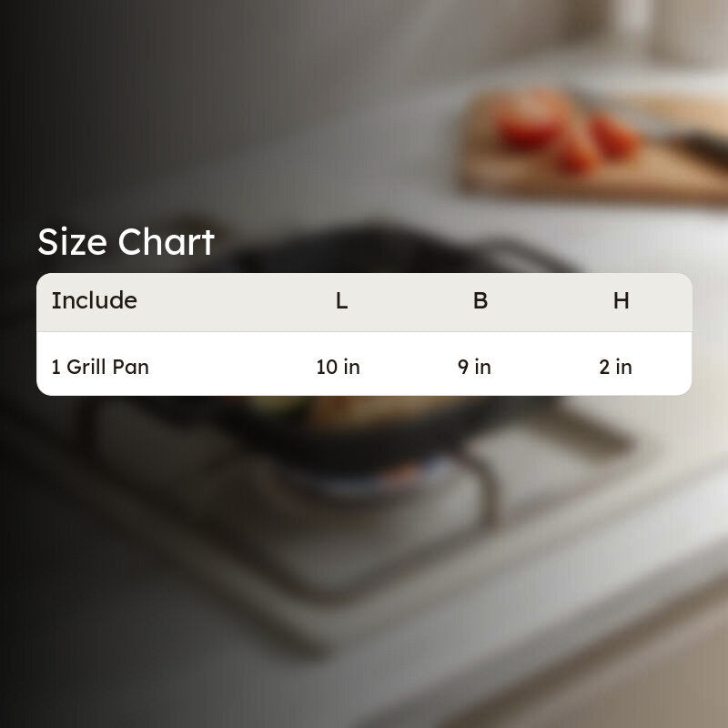 Char & Sear Pre-Seasoned Cast Iron Grill Pan image 9