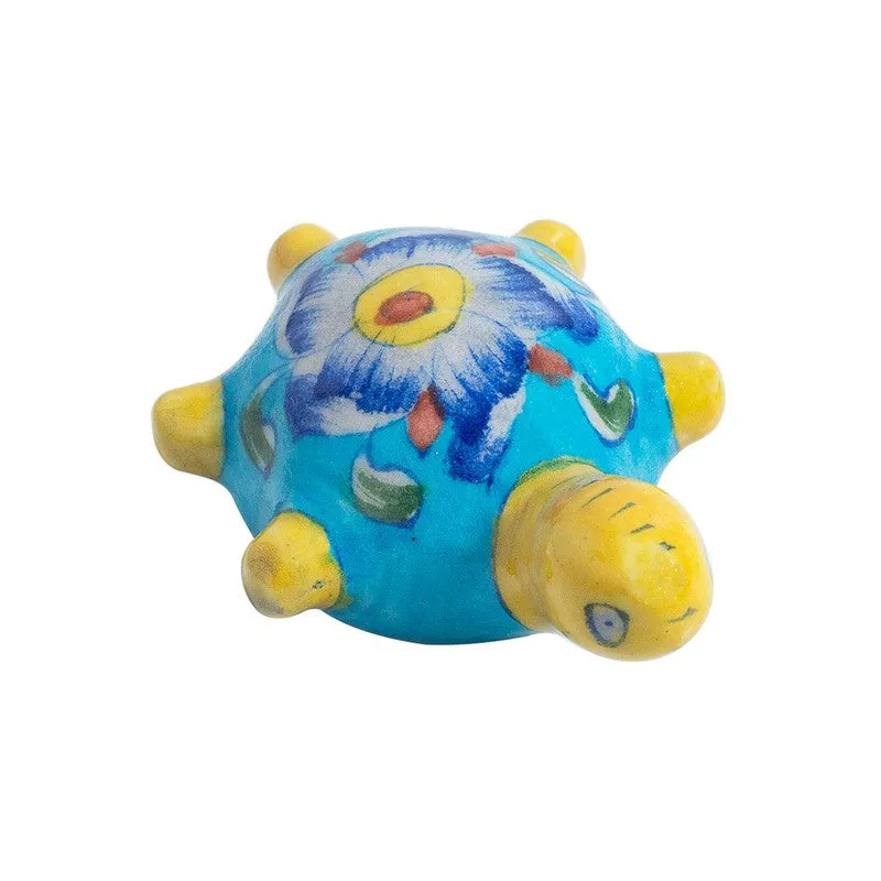 Mystic Tide Turtles Showpieces(Sky Blue) - Set Of Two media 4