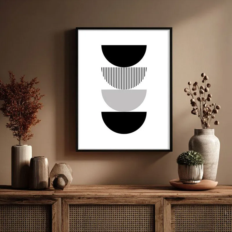 Carbon Echo Framed Canvas Wall Painting media 3