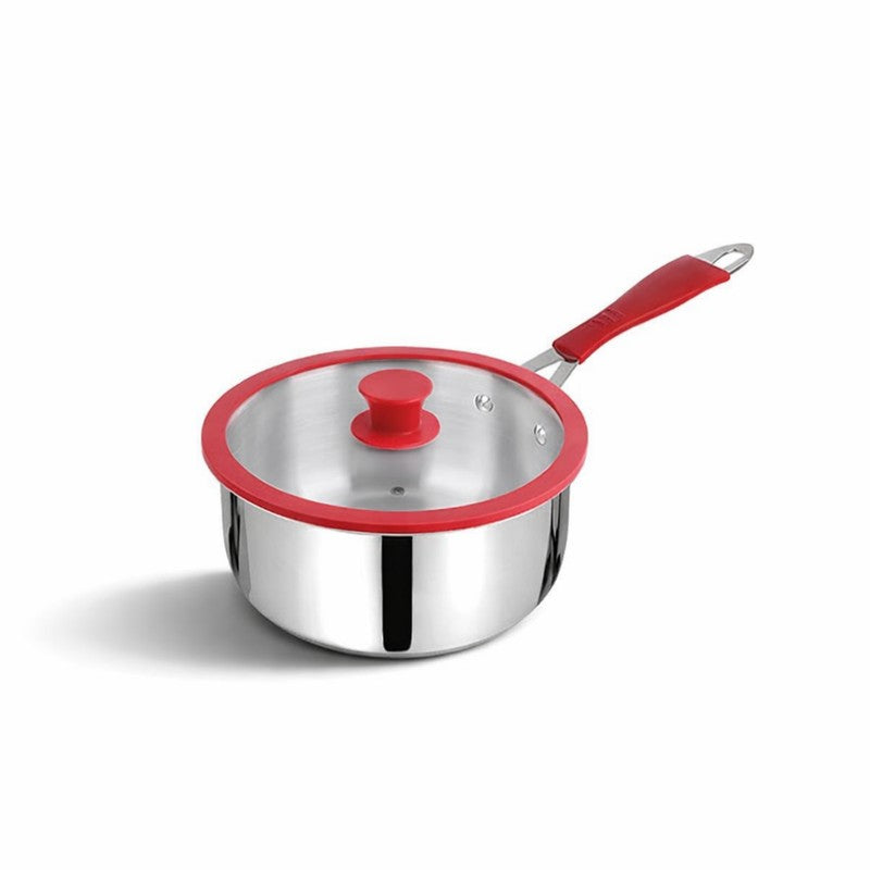 Salford Triply Saucepan with Lid (Red,Silver) - 1900 mL media 3
