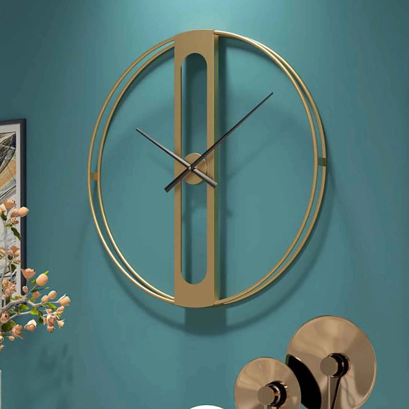 Aureate Hour Metal Analog Wall clock