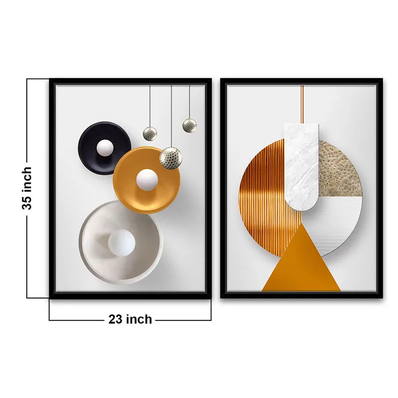 Homy Abstract Wall Art - Set Of Two media 7