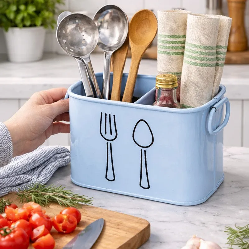 KitchenPro Rust-Free Cutlery Stand - Blue media 5