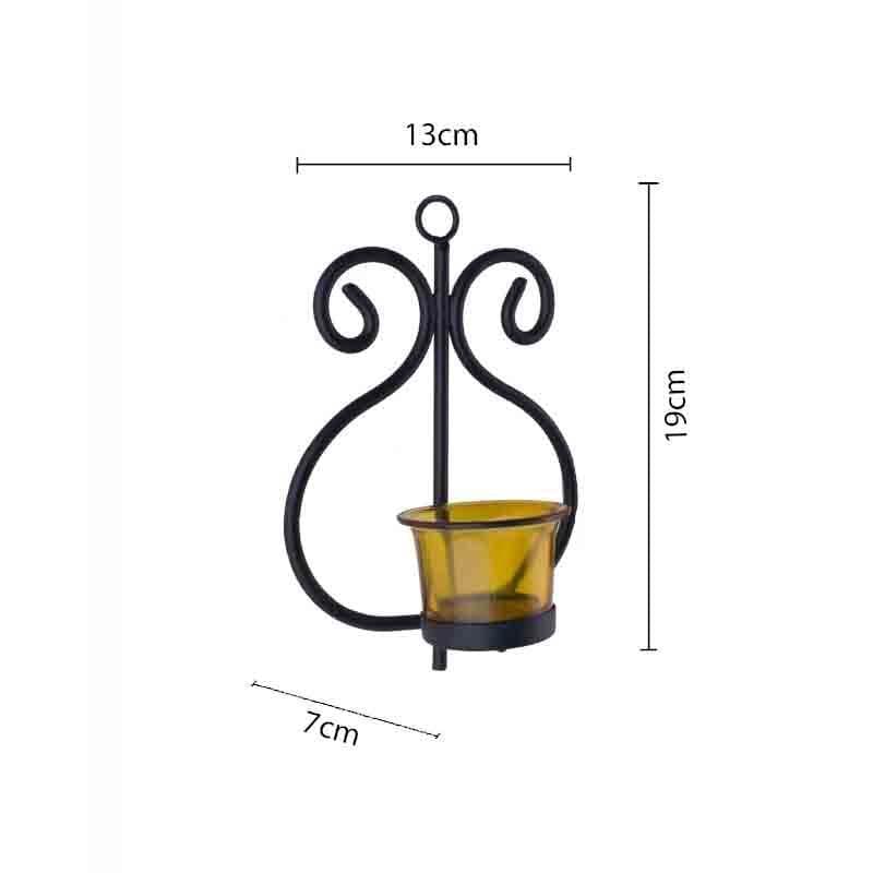 Aureate Candle Holder - Black - Set Of Two media 7