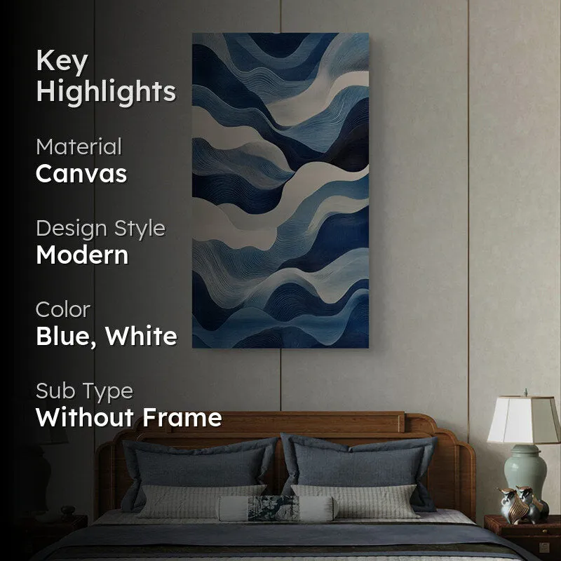 Painted Waves Wall Painting media 2