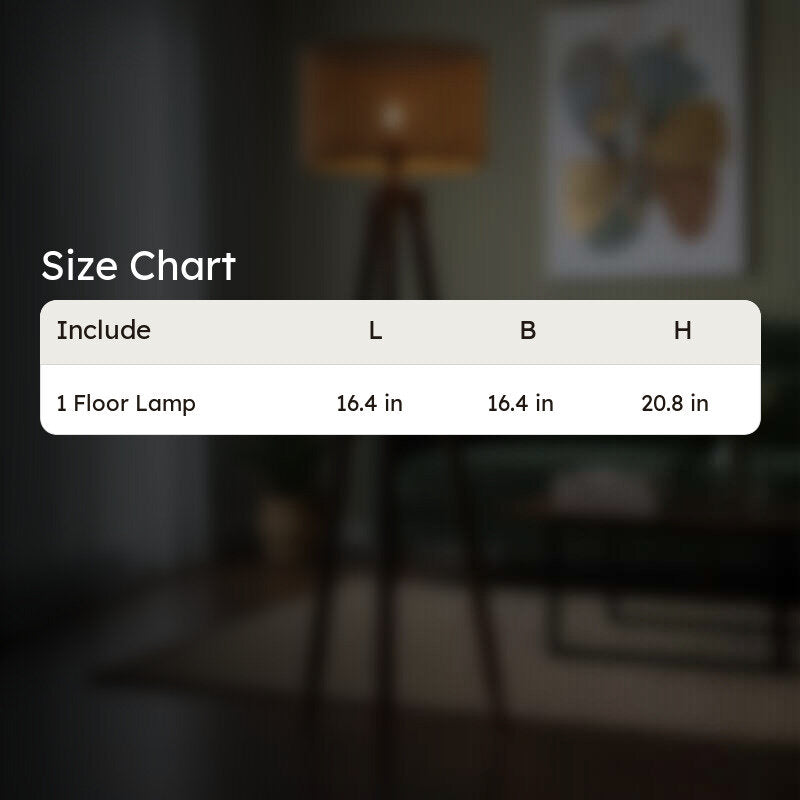 Tripod Glow Acacia Wood Floor Lamp media 15