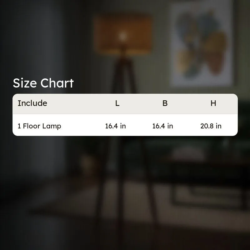 Tripod Glow Acacia Wood Floor Lamp media 15