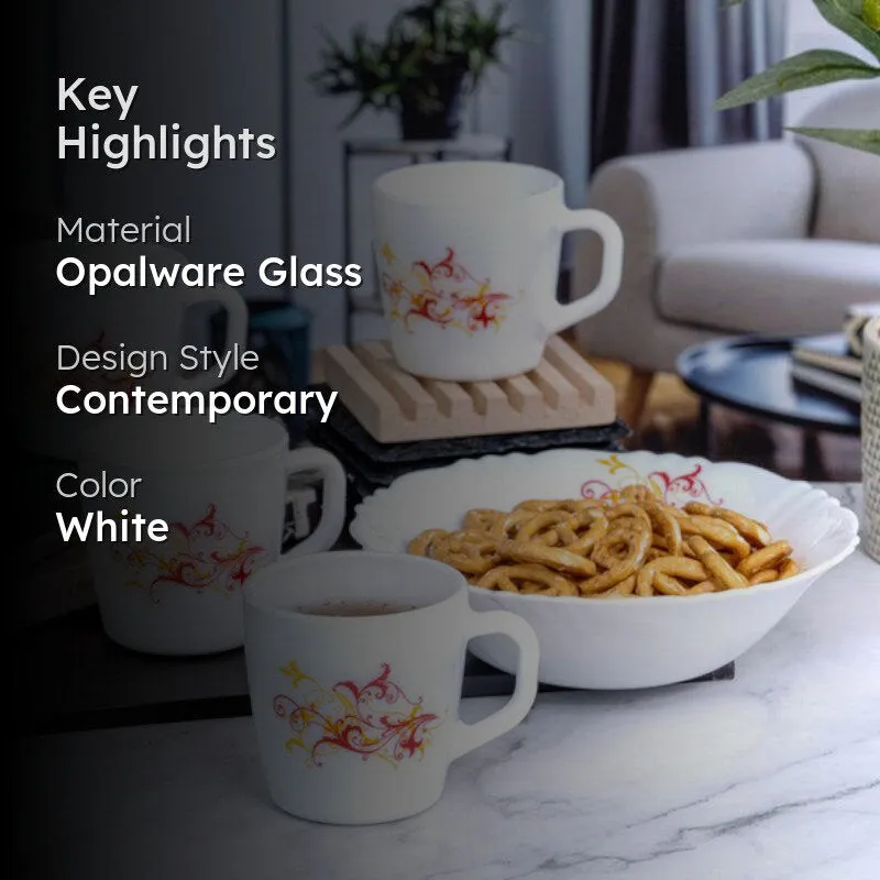 Cello Aksa Floral Tea & Snack Set - Five Piece Set media 2