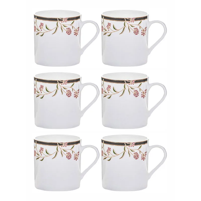 Royal Bone China Tea Cup (210 mL Each) - Set Of Six media 4