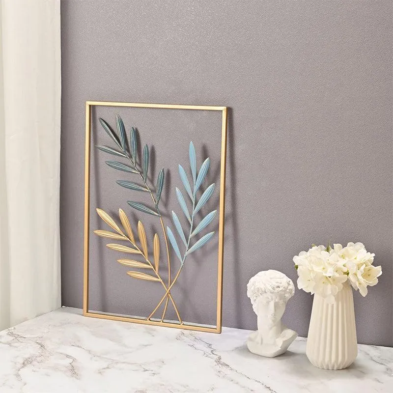 Albia Leaf Iron Wall Accent media 1