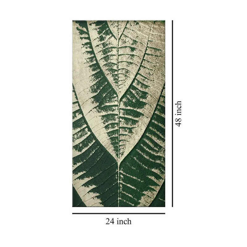 Leaf Pattern Poly Canvas Wall Painting media 8