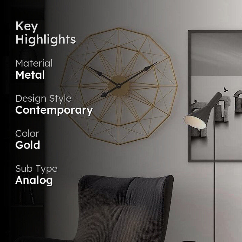 Tique Analog Wall Clock media 2