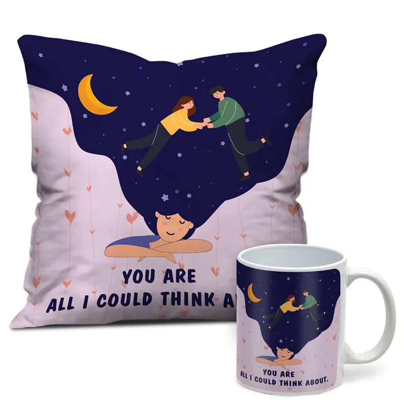 Stellar Love Cushion Cover & Mug (300 ML) - Two Piece Set media 4