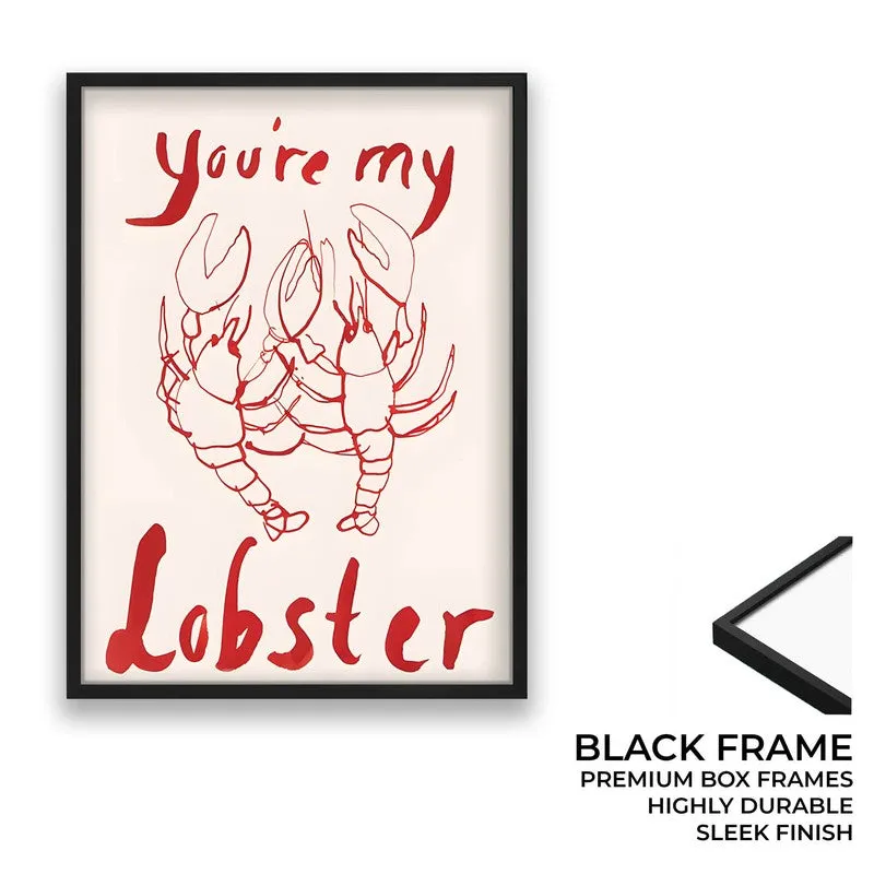 Lobster Studio Archival Canvas Wall Art - Black media 8