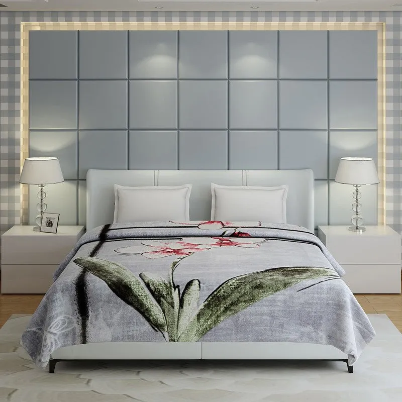 Monte Carlo Floral Serenity Blanket - 947 GSM media 5