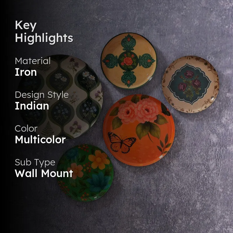 Natures Wings Wall Plate - Set of Five media 2