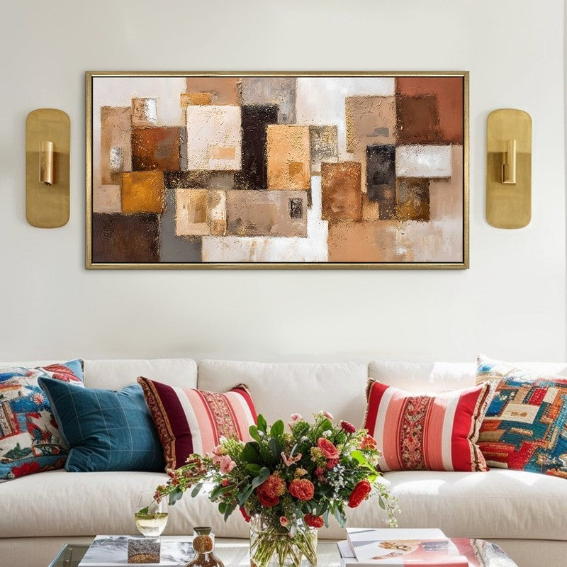 Rust Harmony Canvas Wall Art