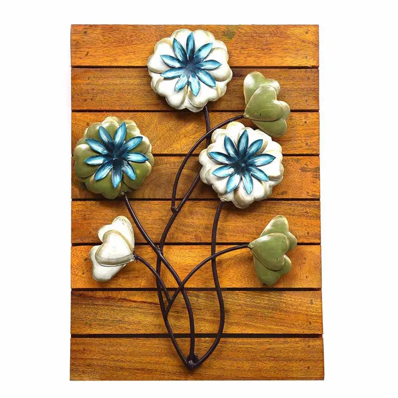 Floral Bunch Iron Wall Accent media 3