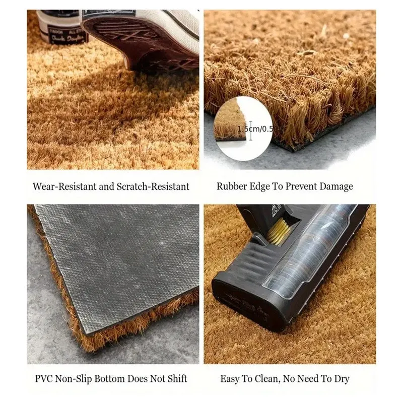 Gold Gate Coir Door Mats - Brown & Black media 6