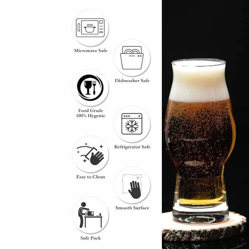 Sassy Mix Beer Glass (460 ML) - Set Of Six media 5