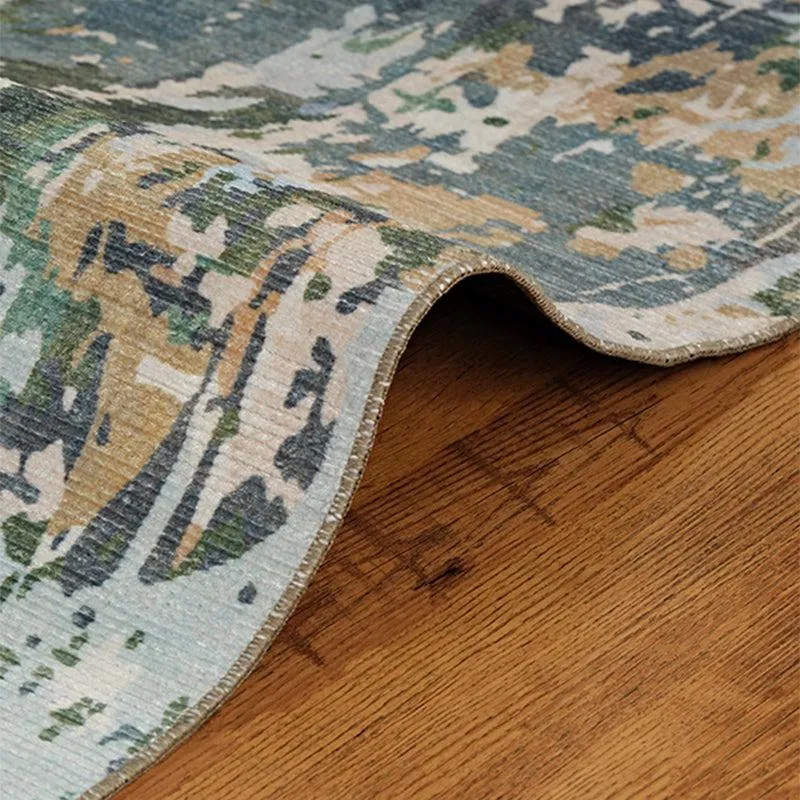 Aria Abstract Carpet - Green media 7