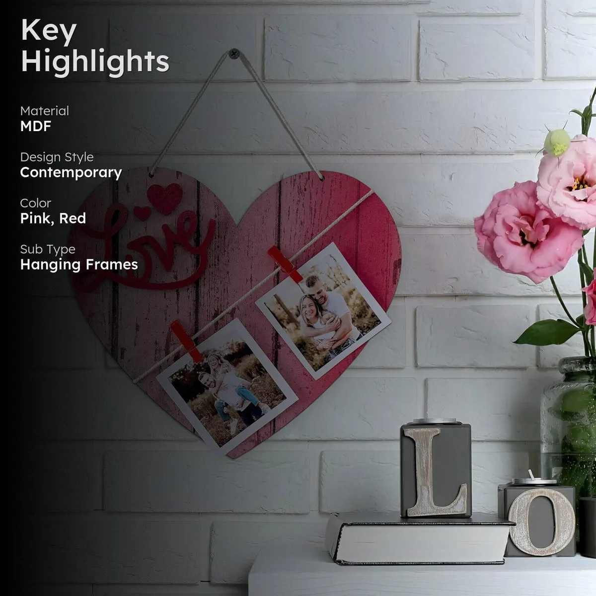 LoveHug MDF Photo Frame media 2