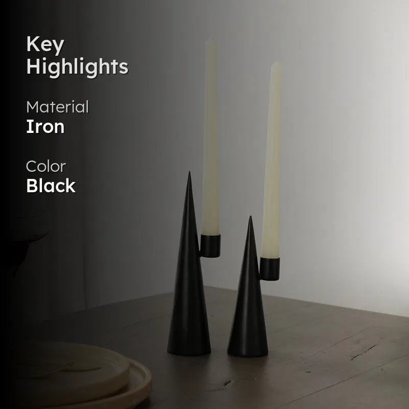 Crest Candle Holder - Set of Two media 2