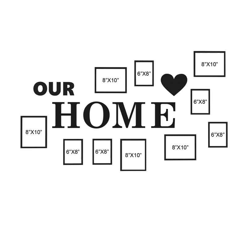 Home is Where our Heart is Photo Frames - Set Of Ten media 5