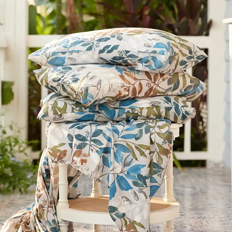 Blooming Rowan Printed Cotton Duvet Cover media 5