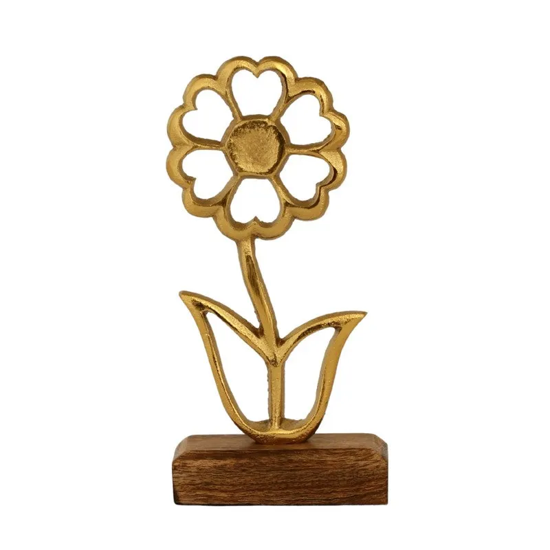 Daisy Aluminum Glow Table Showpiece media 3
