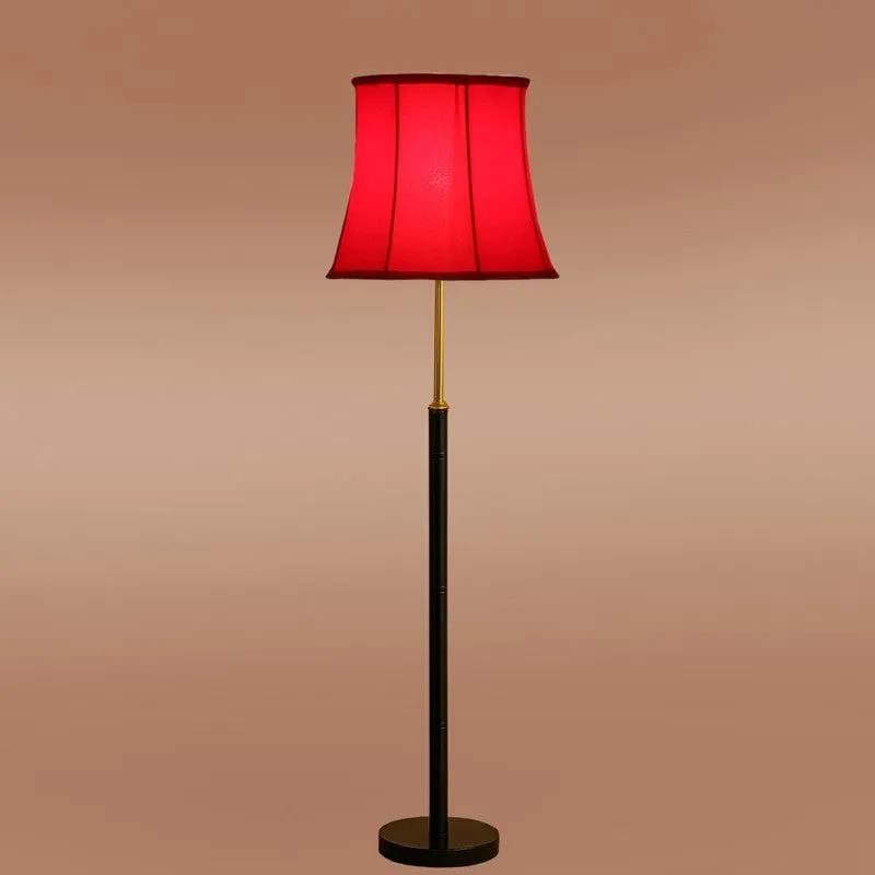Modern Arc Wooden Floor Lamp - Red media 6