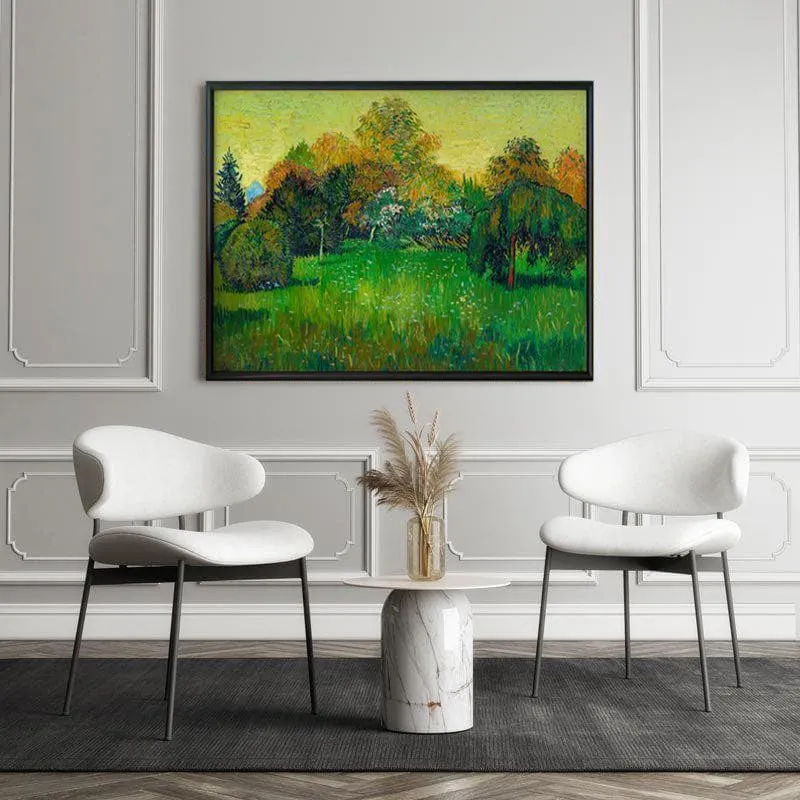The Poets Garden By Vincent Van Gogh - Black Frame media 5