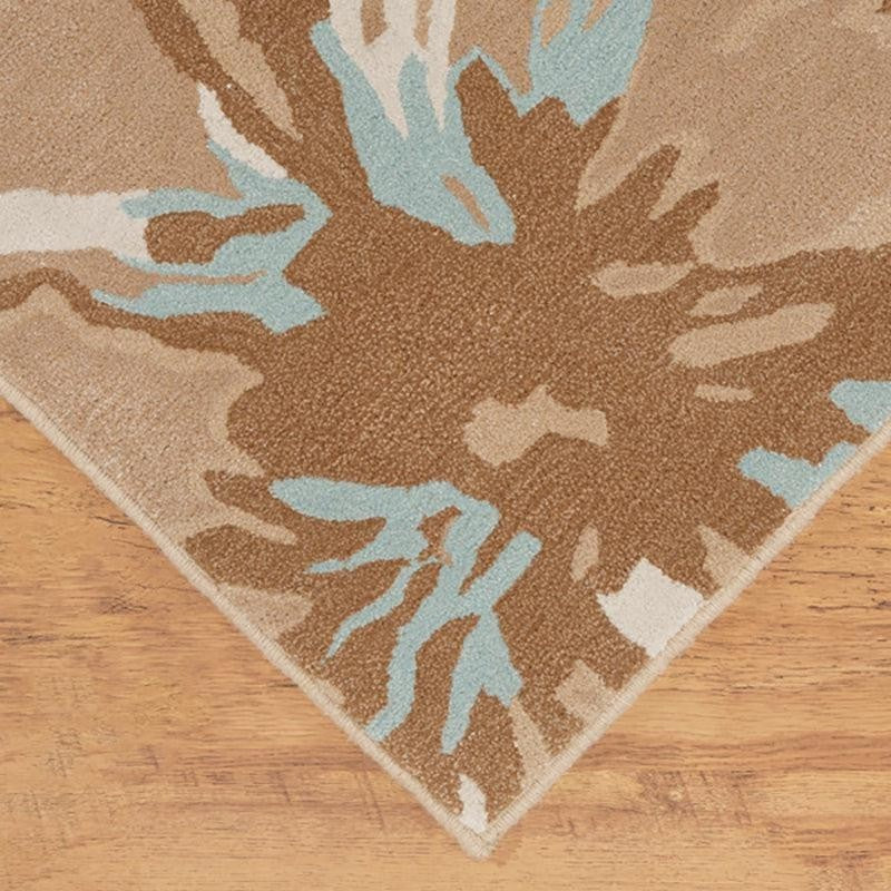Taranis Hand Tufted Floral Wool & Nylon Carpet - Brown media 7