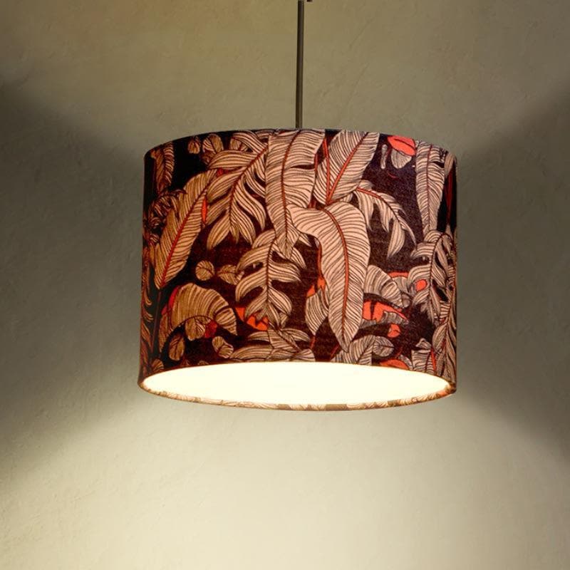 Tropical Trance Fabric Ceiling Lamp