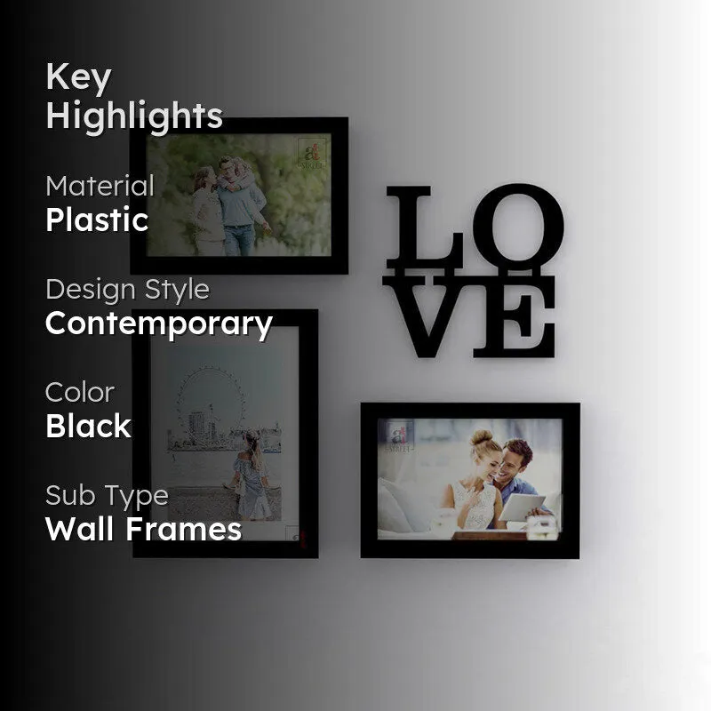 Sweet Love Moment Plastic Photo Frame - Set Of Four media 2