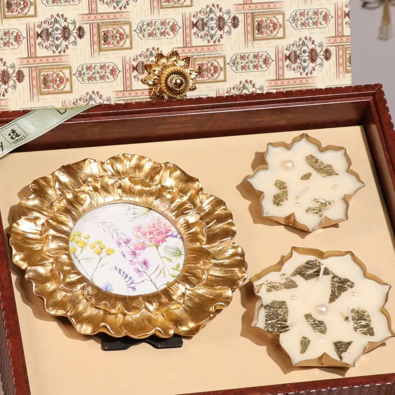 Round Radiance Diwali Hamper - Three Piece Set media 4