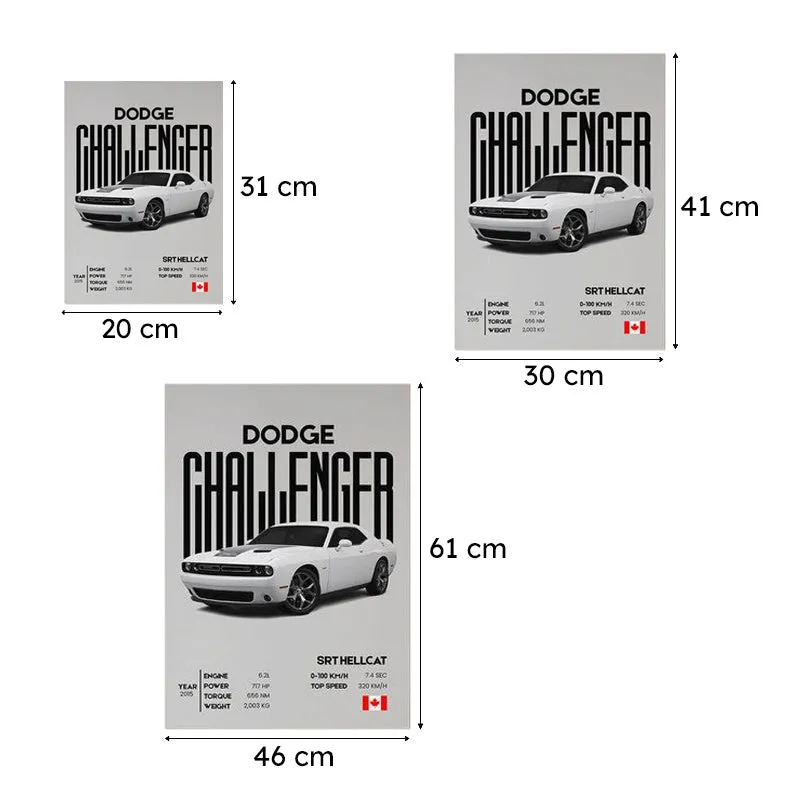 Dodge Challenger Spirit Wall Poster media 10