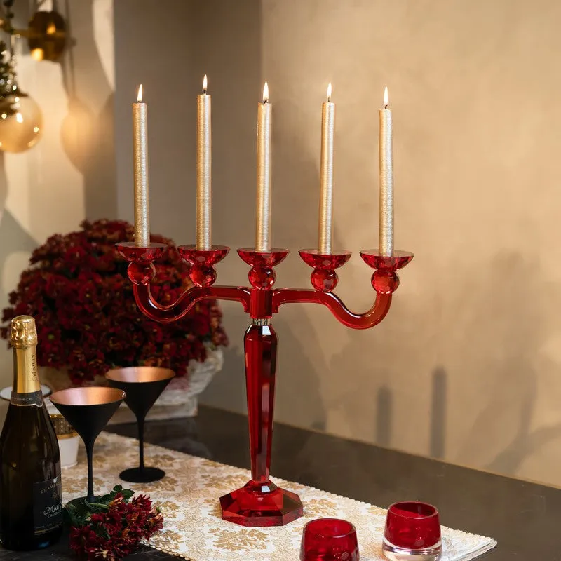 Opulent Crystal Candle Holder media 3